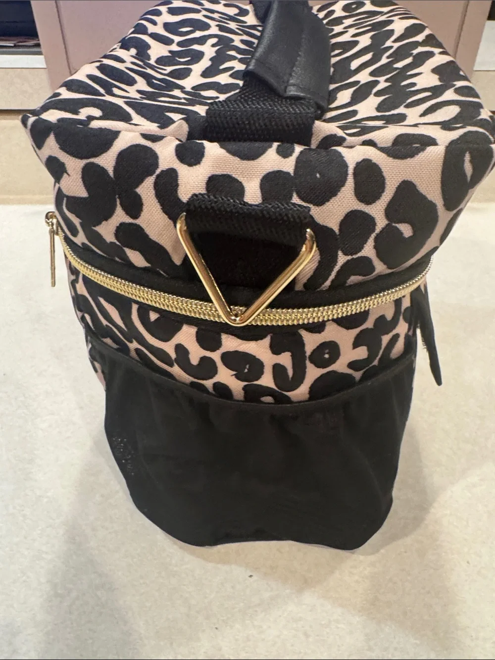 Fit + Fresh Leopard Print Insulated Lunch Bag